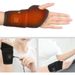 Muñequera de compresión térmica ZOCACIO para alivio de dolor, ajustable.