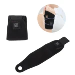 Muñequera de compresión térmica con botón de encendido para alivio del dolor en la muñeca.
