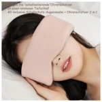 Máscara de ojos y orejeras 2 en 1 para dormir profundamente.