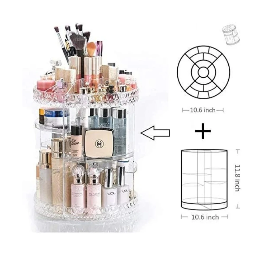 Organizador de Maquillaje 360°