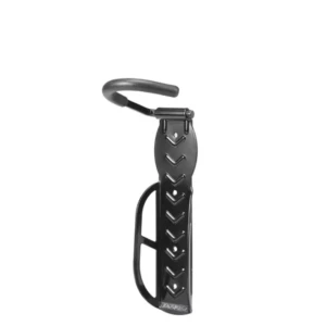 Soporte de pared para colgar bicicleta horizontalmente, diseño BPRO, negro.