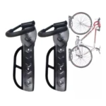 Par de soportes de pared para bicicletas, para colgar marcos y ahorrar espacio.