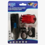 Set de linternas LED para bicicleta Zx-860, delantera y trasera, para seguridad en la noche.