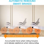 Rodillo Rueda Abdominal Automático con frenos inteligentes para entrenamiento.