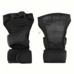 Guantes calleras unisex Gcunx negros con muñequeras ajustables para entrenamiento.