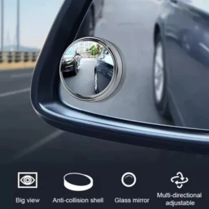 Espejo retrovisor auxiliar para punto ciego, gran angular, cristal ajustable.