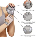 Guantes de gimnasio para mujer con agarre antideslizante, transpirables y resistentes al desgaste.