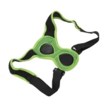 Corrector de postura para espalda, soporte con correas ajustables y malla transpirable.