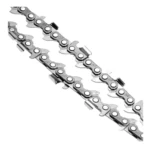 Cadena para sierra He-013 de 12 pulgadas, eslabones metálicos resistentes.