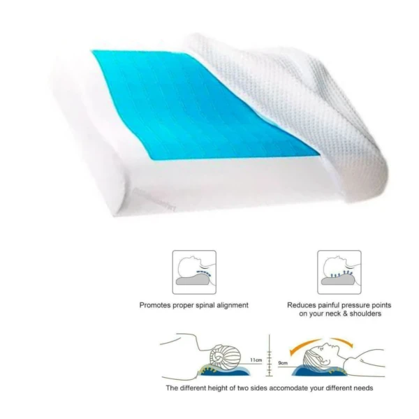 Almohada Memory Foam con Gel - Imagen 6