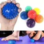 Bola de masaje yoga 9mm para pies y espalda, en varios colores brillantes.
