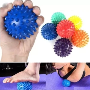 Bola de masaje yoga 9mm para pies y espalda, en varios colores brillantes.