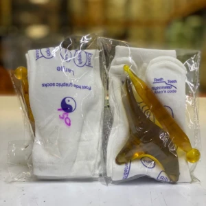 Calcetines de acupuntura para alivio del dolor de pies, talla única.