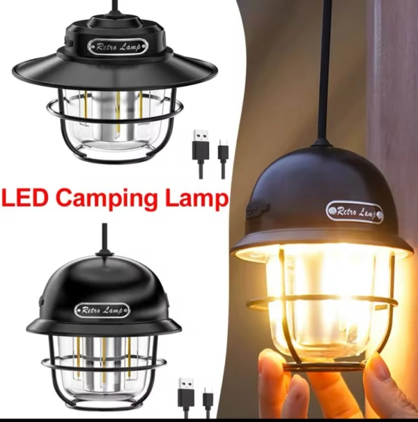 Lámpara de Camping, Linterna Led Recarga - Imagen 4