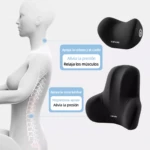 Cojines XGFANG para carro: Soporte ergonómico para cuello y zona lumbar.