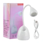 Lámpara UV LED profesional para uñas Mesa Flor 1, portátil y con cable USB.
