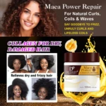 Tratamiento capilar Dr Davey Maca Power para rizos, ondas y cabello dañado.