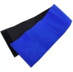 Faja térmica reductora unisex azul y negra con velcro ajustable.