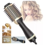 Cepillo secador Keratina 3D Pro, con cerdas para estilizar y dar volumen al cabello.