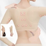 Corrector de postura para mujer, moldeador de espalda y brazos, con puntos de acupresión.
