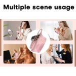 Pulsera soporte para brochas de maquillaje: permite aplicar y limpiar fácilmente tus cosméticos.