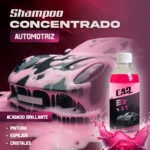 Shampoo Concentrado para Autos CAR pro: brillo intenso para pintura, espejos y cristales.