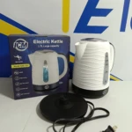 Tetera hervidor de agua ICM 1.7L, diseño moderno y base giratoria 360°, ideal para cualquier cocina.