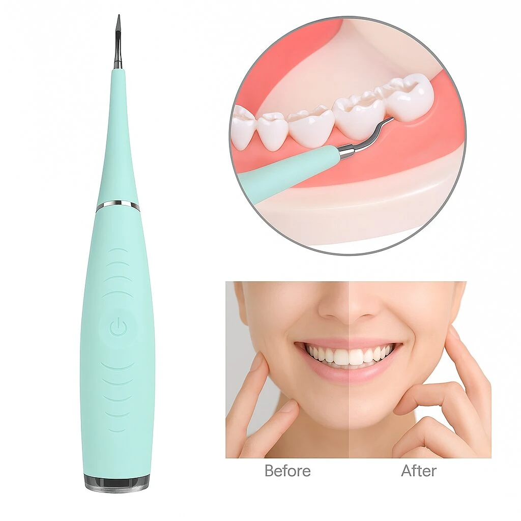 Cepillo Eléctrico 3 en 1 para limpieza dental sónica, elimina sarro y blanquea.