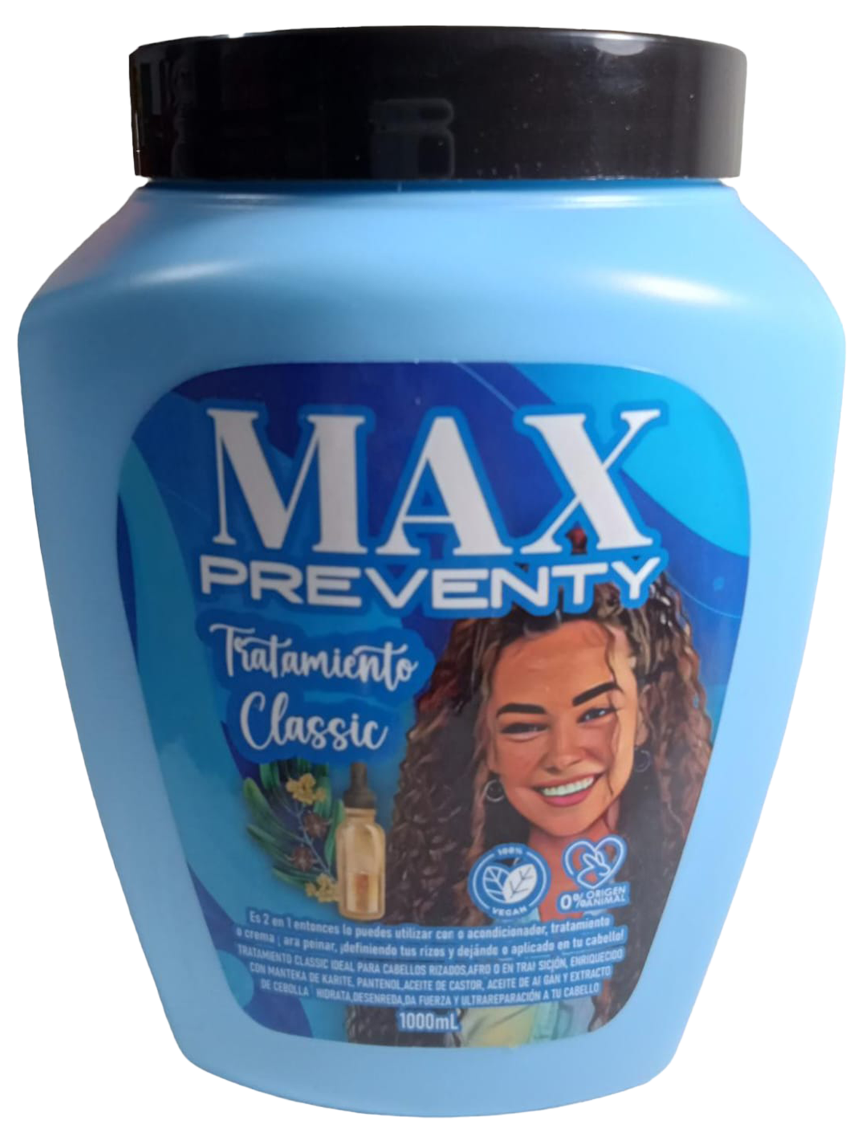 Tratamiento Capilar Max Preventy Classic de Skala para cabello rizado y afro, 1000ml.