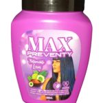 Tratamiento capilar Max Preventy para cabello liso, 1000 ml, con proteína de leche.