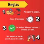Juego de Mesa Basta Interactivo: Reglas visuales para divertirse con palabras.