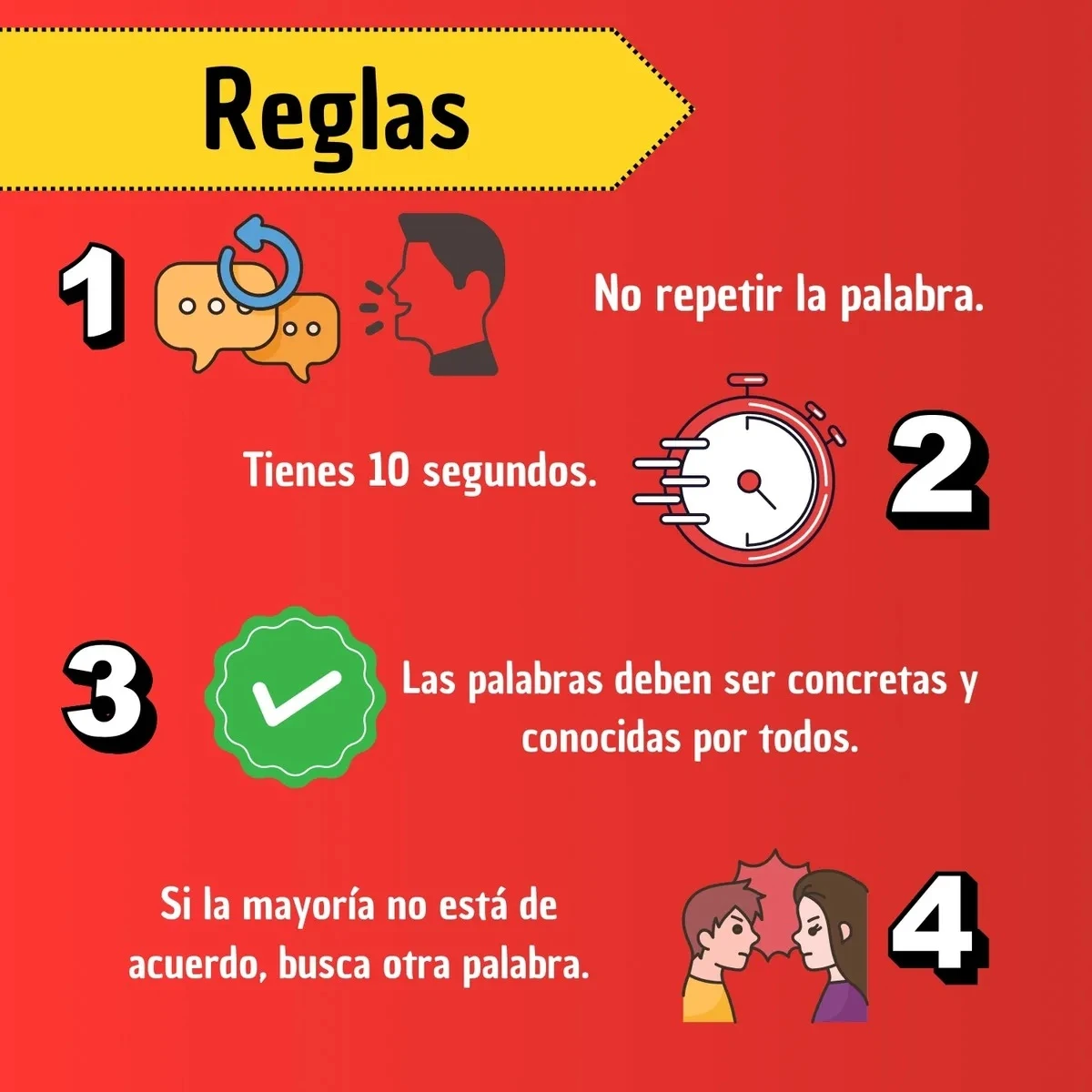 Juego de Mesa Basta Interactivo: Reglas visuales para divertirse con palabras.