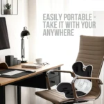 Espaldar corrector de postura Ergonix para silla, portátil y ergonómico, ideal para cualquier lugar.