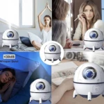 Humificador Mj046 en forma de cápsula de astronauta, ideal para yoga y descanso.