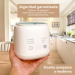 Olla eléctrica de huevos con temporizador, perfecta para huevos pasados, duros y yogures.