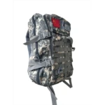 Mochila táctica militar 50L camuflaje con banderas de China y EE. UU.