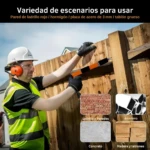 Kit pistola fulminante fijación + 100 clavos: ideal para madera, concreto, aluminio y ladrillo.