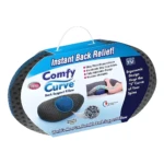 Almohada lumbar ergonómica Comfy Curve para alivio instantáneo de la espalda, diseño curvo.
