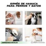 Hamaca para mascotas para corte de uñas y cepillado de dientes de perros y gatos.