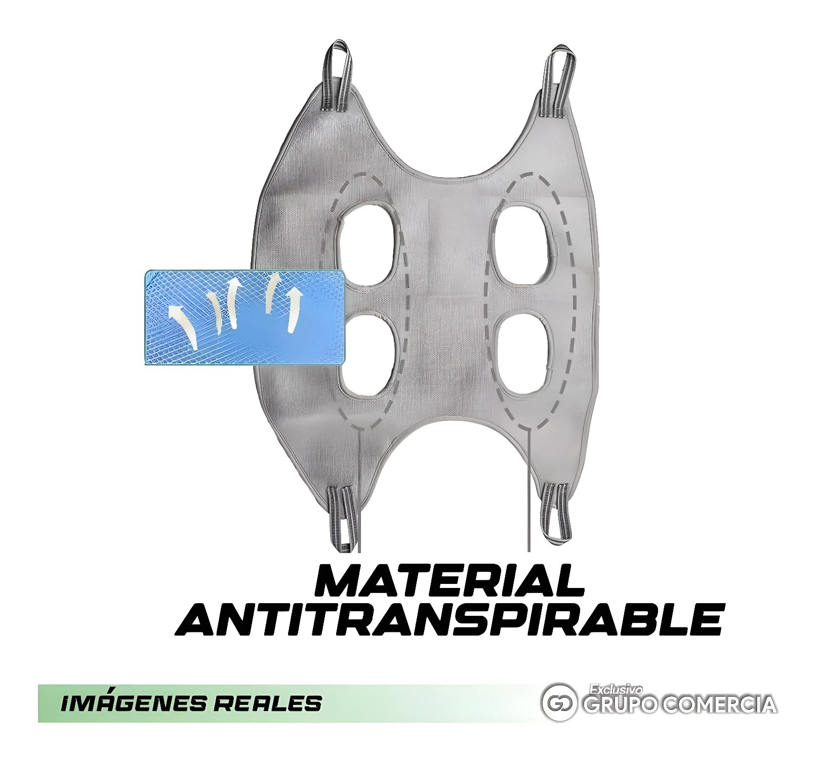 Hamaca para mascotas ideal para cuidado de uñas e higiene. Material transpirable.