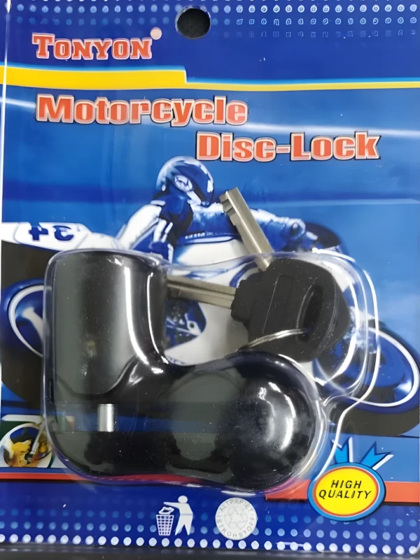 Candado de freno de disco para moto TONYON, antirrobo con 2 llaves, alta calidad.