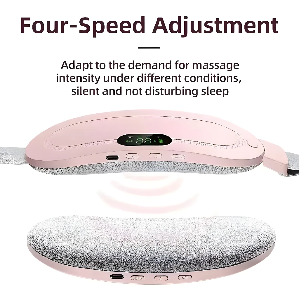 Cinturón Clicós Masajeador de Calor con ajuste de 4 velocidades, masaje silencioso.