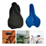 Funda de cojín de gel para sillín de bicicleta, confort y protección.