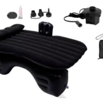 Colchón inflable para carro, cama de viaje, inflador y accesorios incluidos.