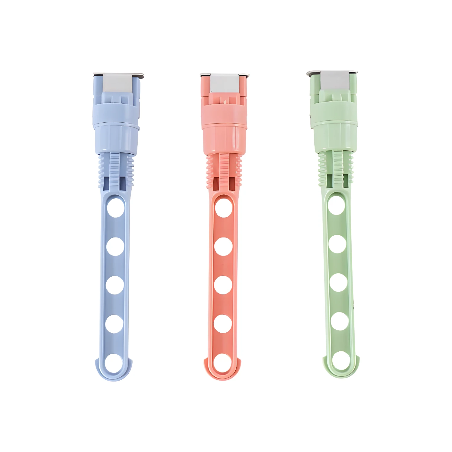 Colgador de ropa multifunción para marco de ventana, tres piezas de colores pastel para secar ropa.
