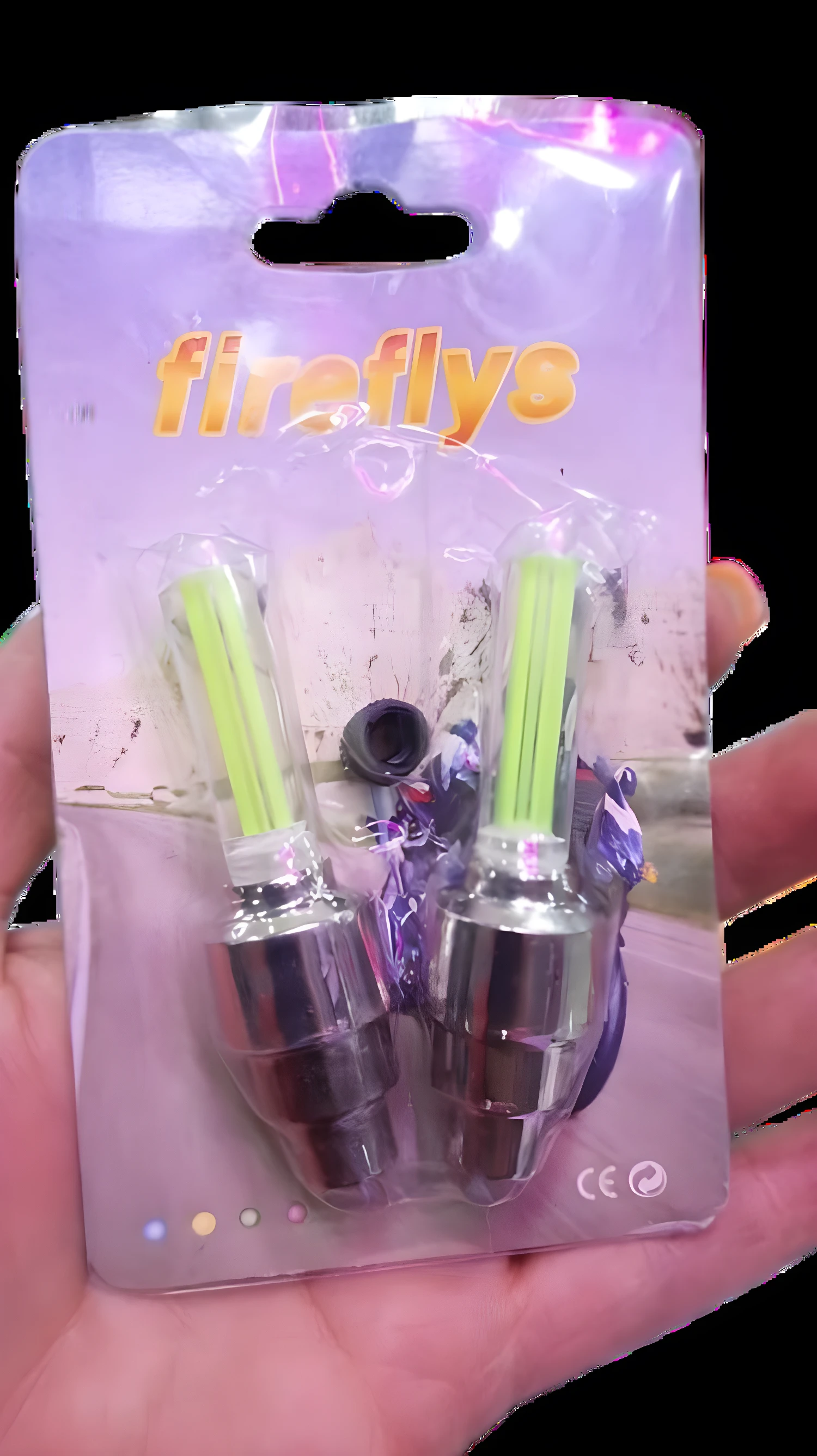Luces LED para llanta de bicicleta "Fireflys", neón verde, accesorio para ciclismo.