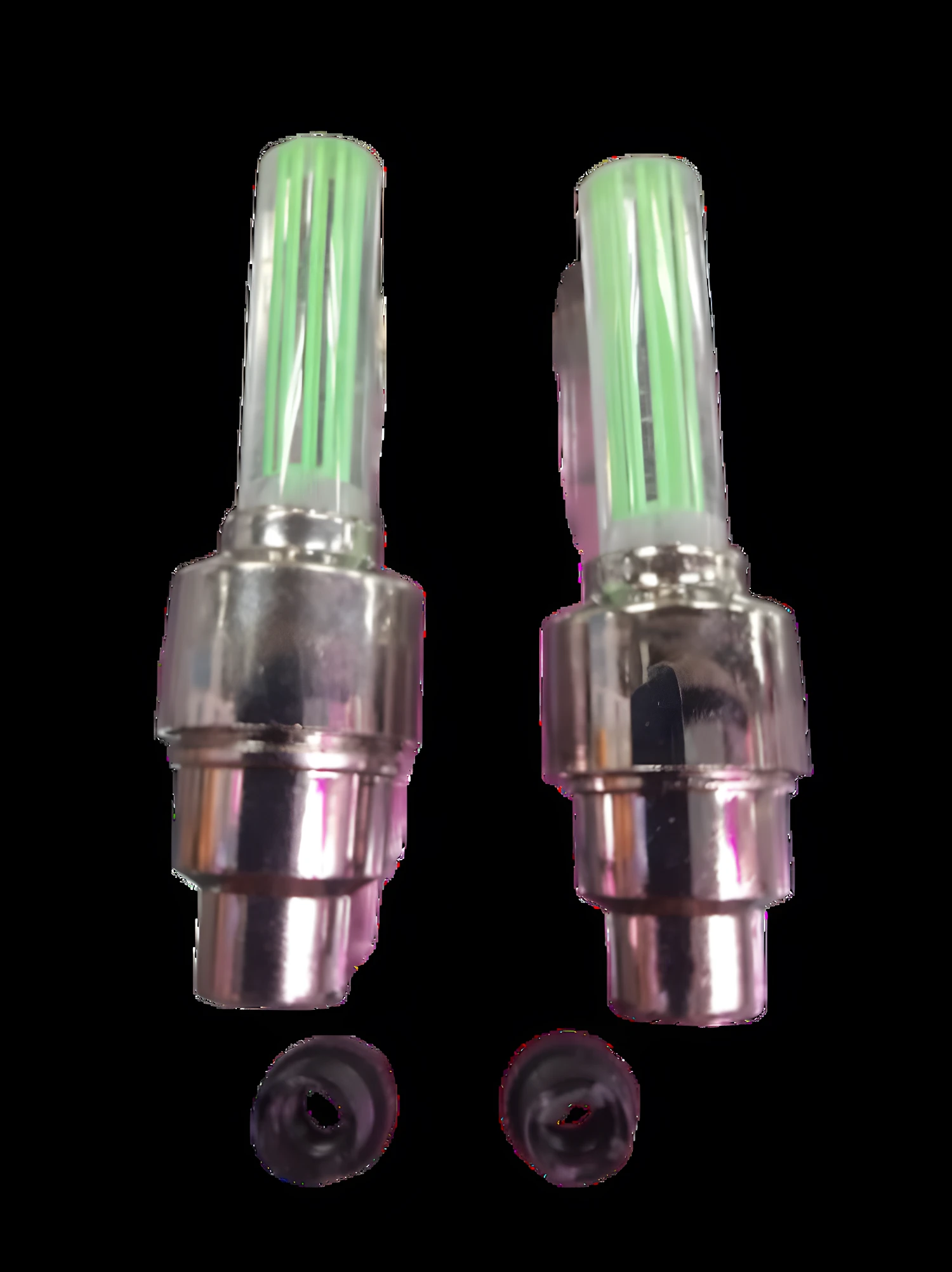 Combox4 Luz LED para llanta de bicicleta, neón verde, accesorio de ciclismo brillante.