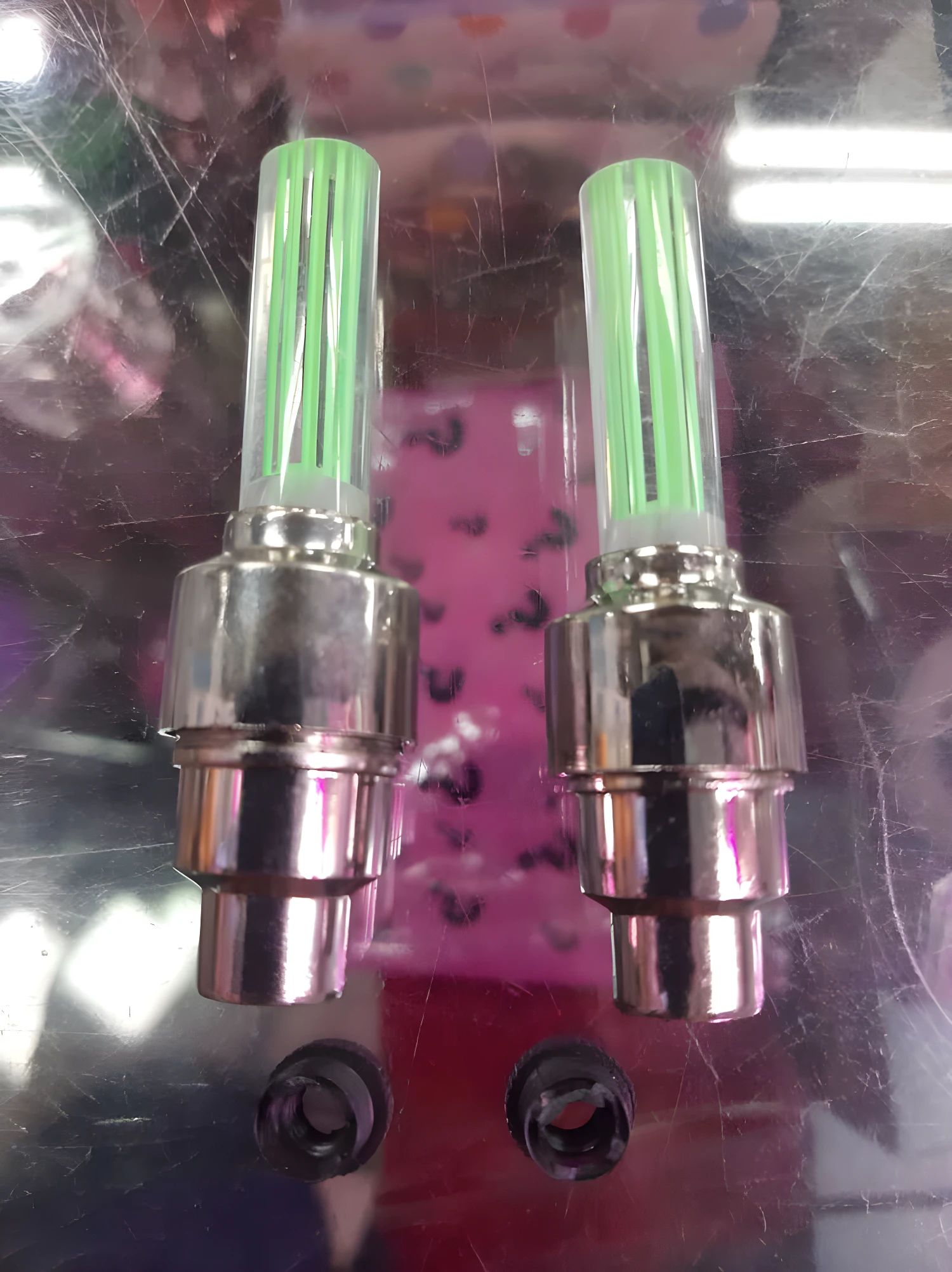Combox4 luz led neón para llanta de bicicleta, color verde.