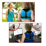 Corrector de postura unisex para espalda recta al aire libre y en oficina.