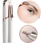 Depilador de cejas recargable portátil, ideal para retoques precisos y suaves.